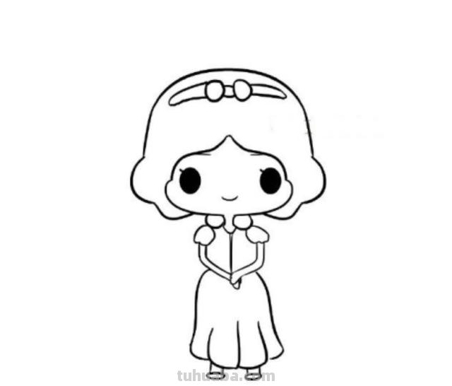 公主怎么画最美简笔画（公主怎么画最美简笔画图片）