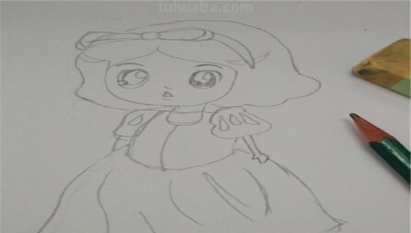 公主怎么画最美简笔画（公主怎么画最美简笔画图片）