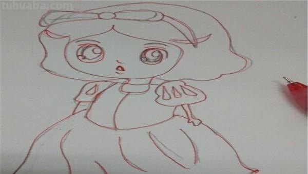 公主怎么画最美简笔画（公主怎么画最美简笔画图片）