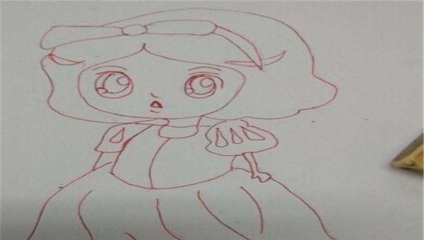公主怎么画最美简笔画（公主怎么画最美简笔画图片）