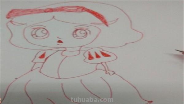 公主怎么画最美简笔画（公主怎么画最美简笔画图片）