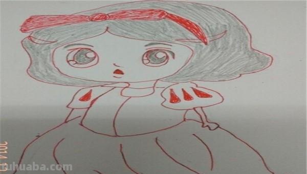 公主怎么画最美简笔画（公主怎么画最美简笔画图片）