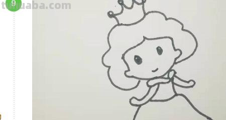 公主怎么画最美简笔画（公主怎么画最美简笔画图片）