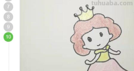 公主怎么画最美简笔画（公主怎么画最美简笔画图片）