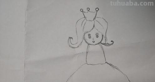 公主怎么画最美简笔画（公主怎么画最美简笔画图片）