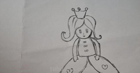 公主怎么画最美简笔画（公主怎么画最美简笔画图片）