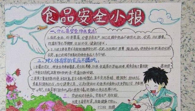 食品安全手抄报写什么（食品安全手抄报写什么字）