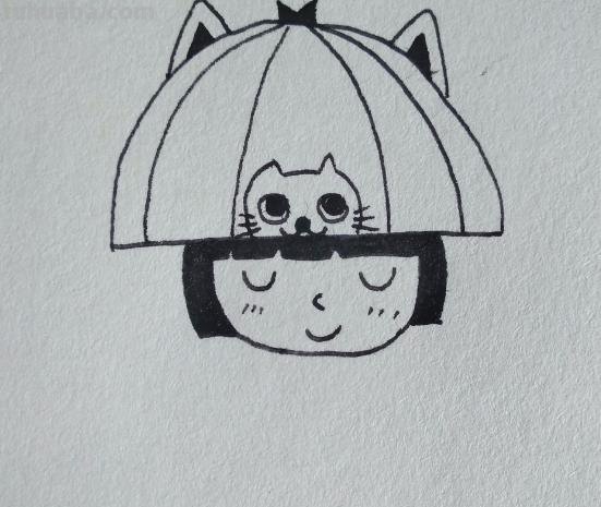 怎么画女孩简笔画（怎么画女孩简笔画画的又好看又简单）