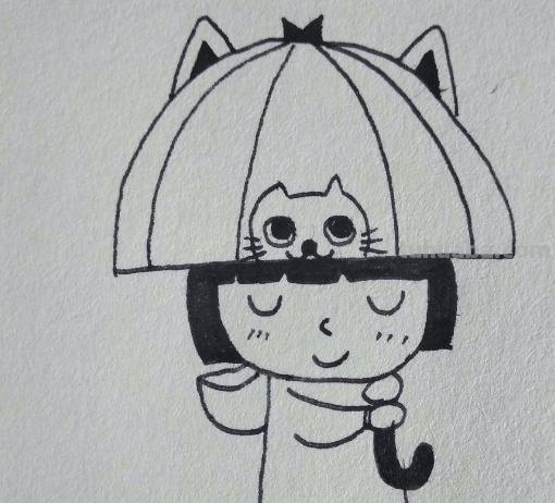 怎么画女孩简笔画（怎么画女孩简笔画画的又好看又简单）