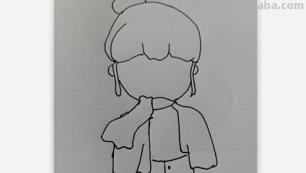 怎么画女孩简笔画（怎么画女孩简笔画画的又好看又简单）