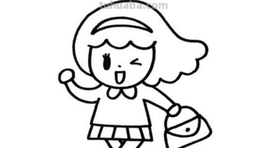 怎么画女孩简笔画（怎么画女孩简笔画画的又好看又简单）