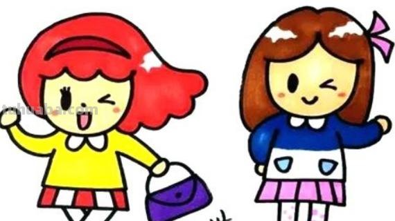 怎么画女孩简笔画（怎么画女孩简笔画画的又好看又简单）