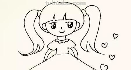 怎么画女孩简笔画（怎么画女孩简笔画画的又好看又简单）