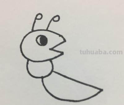 简笔画蚂蚁怎么画（简笔画蚂蚁怎么画?）