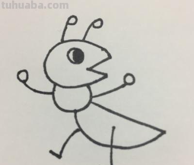 简笔画蚂蚁怎么画（简笔画蚂蚁怎么画?）