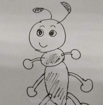 简笔画蚂蚁怎么画（简笔画蚂蚁怎么画?）