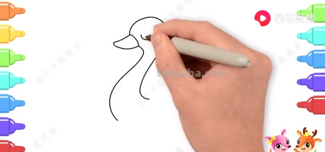 天鹅怎么画彩铅画视频（天鹅怎么画彩铅画视频教程）