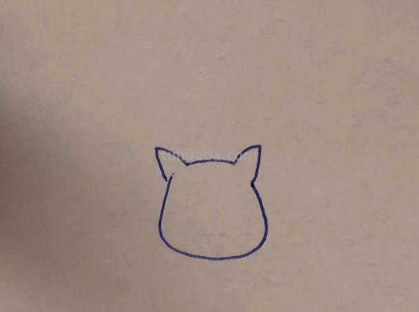猫头怎么画简笔画（猫头怎么画简笔画图片）