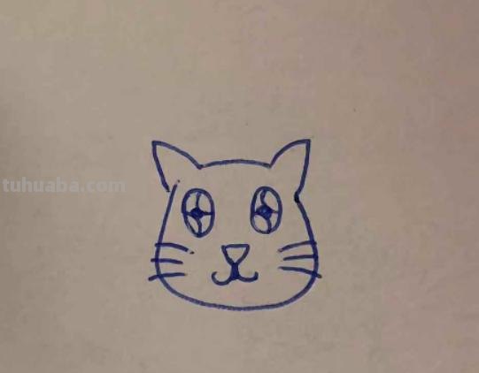 猫头怎么画简笔画（猫头怎么画简笔画图片）