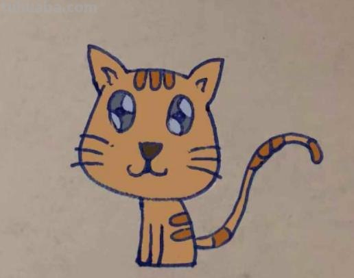 猫头怎么画简笔画（猫头怎么画简笔画图片）