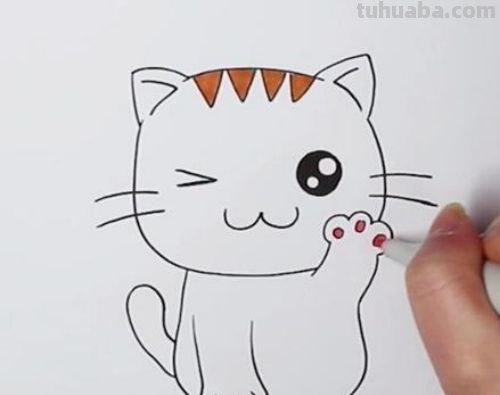 猫头怎么画简笔画（猫头怎么画简笔画图片）