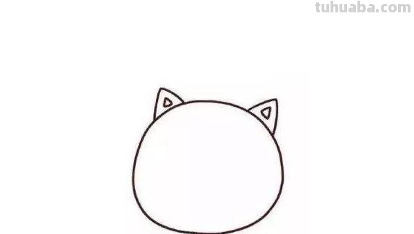 猫头怎么画简笔画（猫头怎么画简笔画图片）