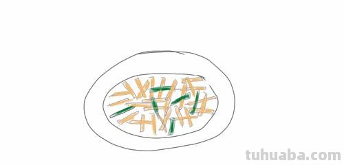 简笔画食物怎么画（简笔画食物怎么画简单又漂亮）