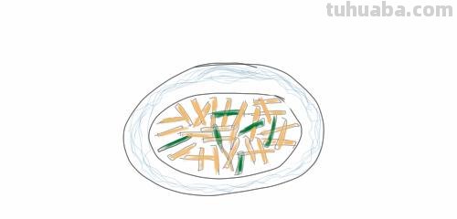 简笔画食物怎么画（简笔画食物怎么画简单又漂亮）