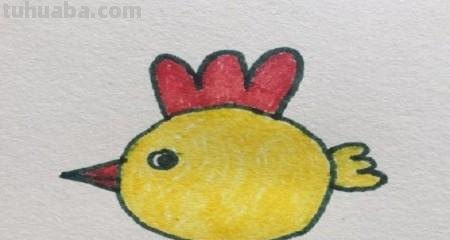 怎么画小鸡简笔画（怎么画小鸡简笔画图片）