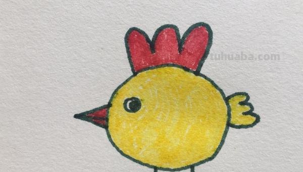 怎么画小鸡简笔画（怎么画小鸡简笔画图片）