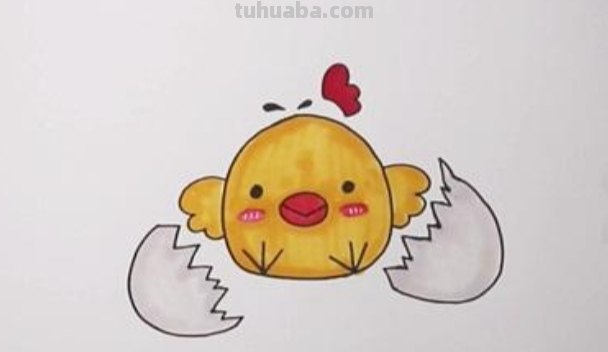 怎么画小鸡简笔画（怎么画小鸡简笔画图片）
