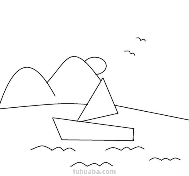 小船的简笔画怎么画（小船的简笔画怎么画图片）