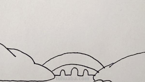 山水怎么画简笔画（山水怎么画简笔画儿童画）