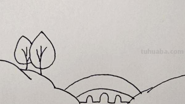 山水怎么画简笔画（山水怎么画简笔画儿童画）