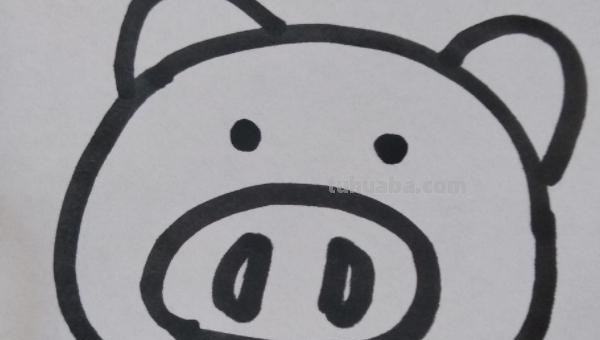 怎么画小猪简笔画（怎么画小猪简笔画可爱图片）