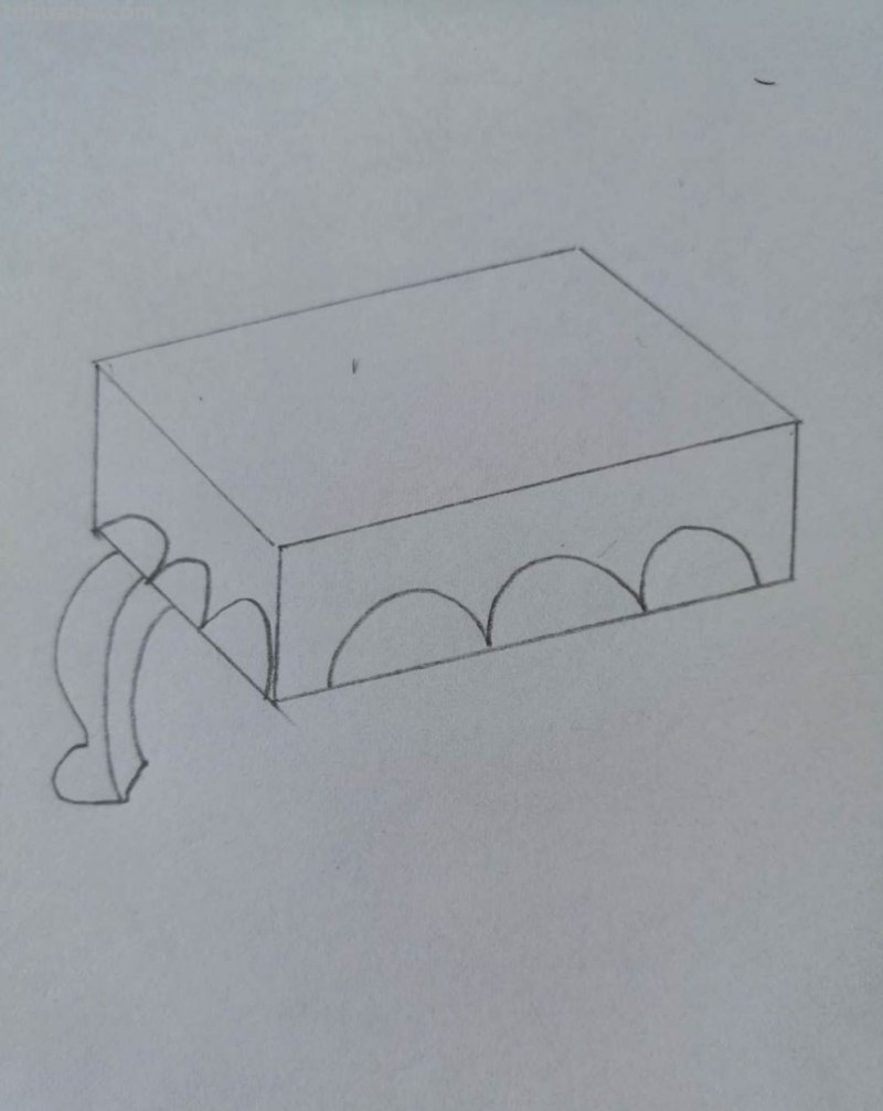 简笔画桌子怎么画（简笔画桌子怎么画特别简单）