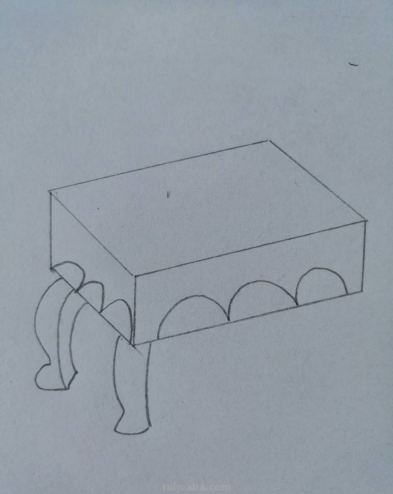 简笔画桌子怎么画（简笔画桌子怎么画特别简单）