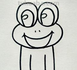 怎么画青蛙简笔画（）