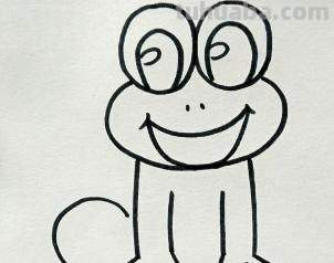 怎么画青蛙简笔画（）