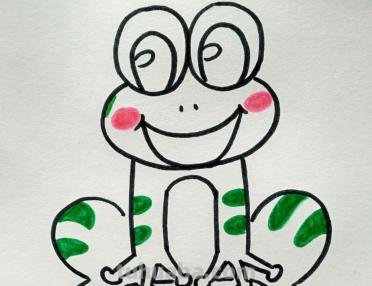 怎么画青蛙简笔画（）