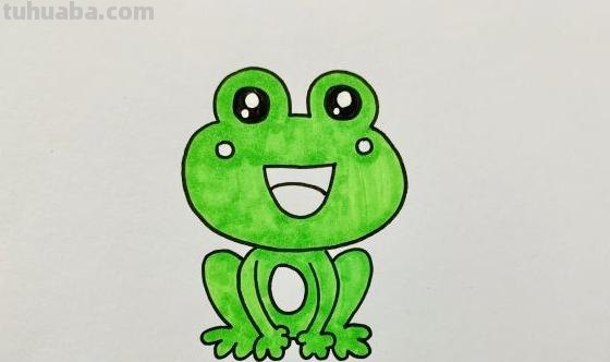 怎么画青蛙简笔画（）