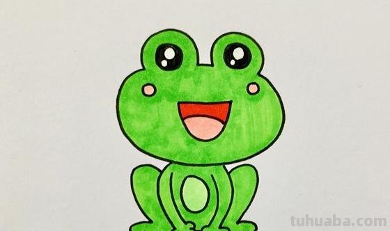 怎么画青蛙简笔画（）