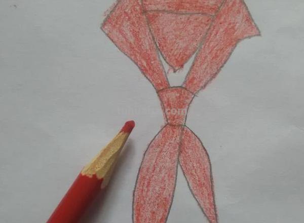 简笔画红领巾怎么画（简笔画红领巾怎么画简单又好看）