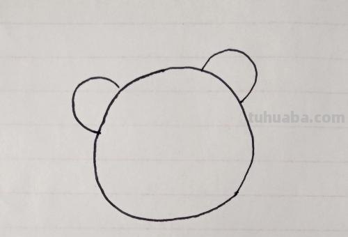 熊猫头怎么画简笔画（熊猫头怎么画简笔画图片）
