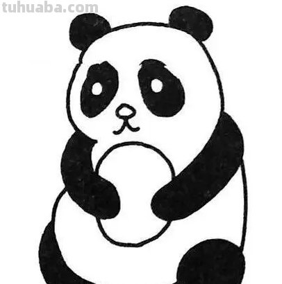 怎么画熊猫不用彩铅画（怎么画熊猫不用彩铅画的）