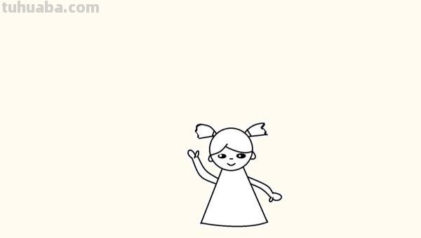放风筝的小女孩速写（放风筝的小女孩速写图片）