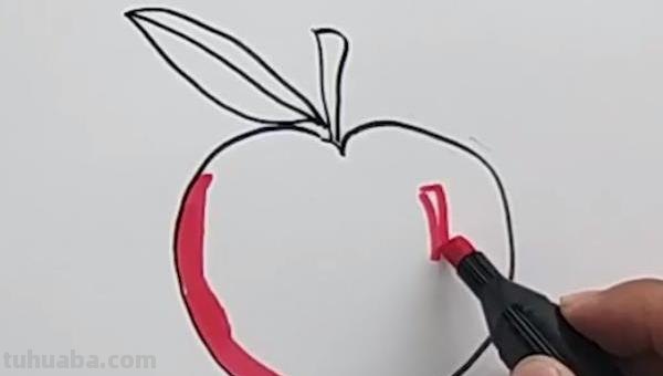 怎么画苹果简笔画（怎么画苹果简笔画图片）