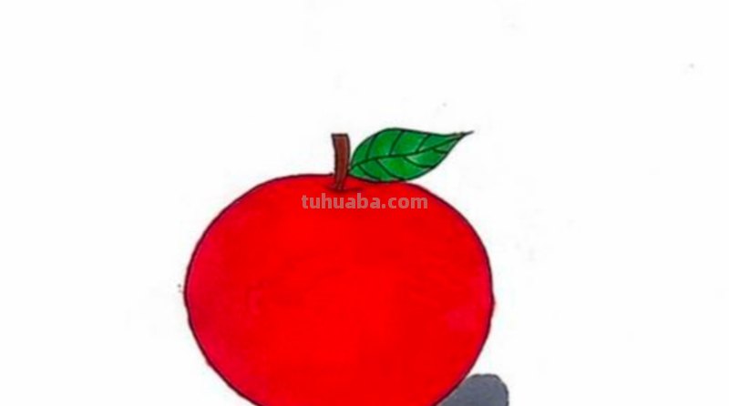 怎么画苹果简笔画（怎么画苹果简笔画图片）