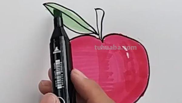 怎么画苹果简笔画（怎么画苹果简笔画图片）