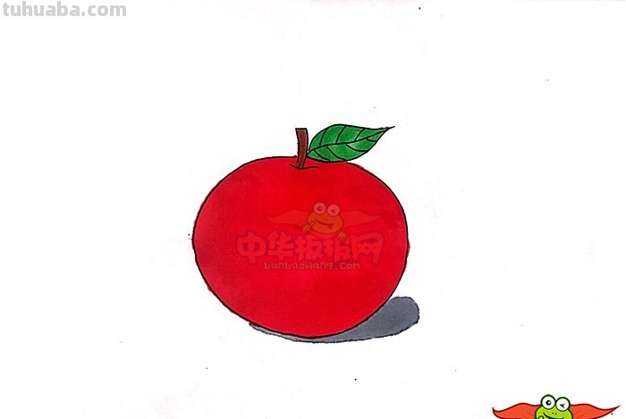 怎么画苹果简笔画（怎么画苹果简笔画图片）